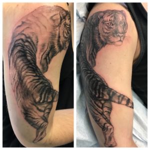 Tiger by Satyr Moon Tattoo