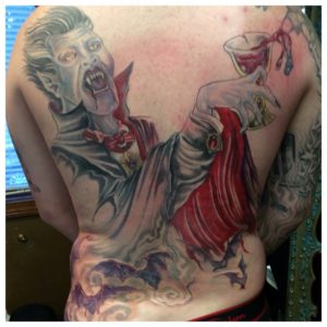 Vampire tattoo by Satyr Moon Tattoo